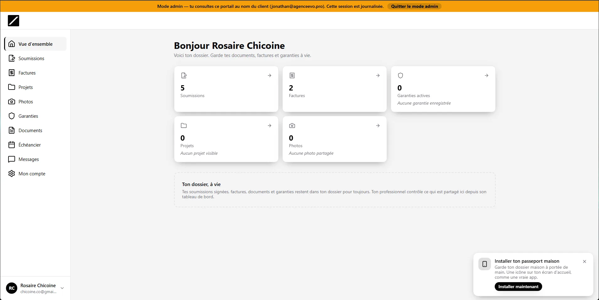 toncrm.io client portal: a secure space for your clients
